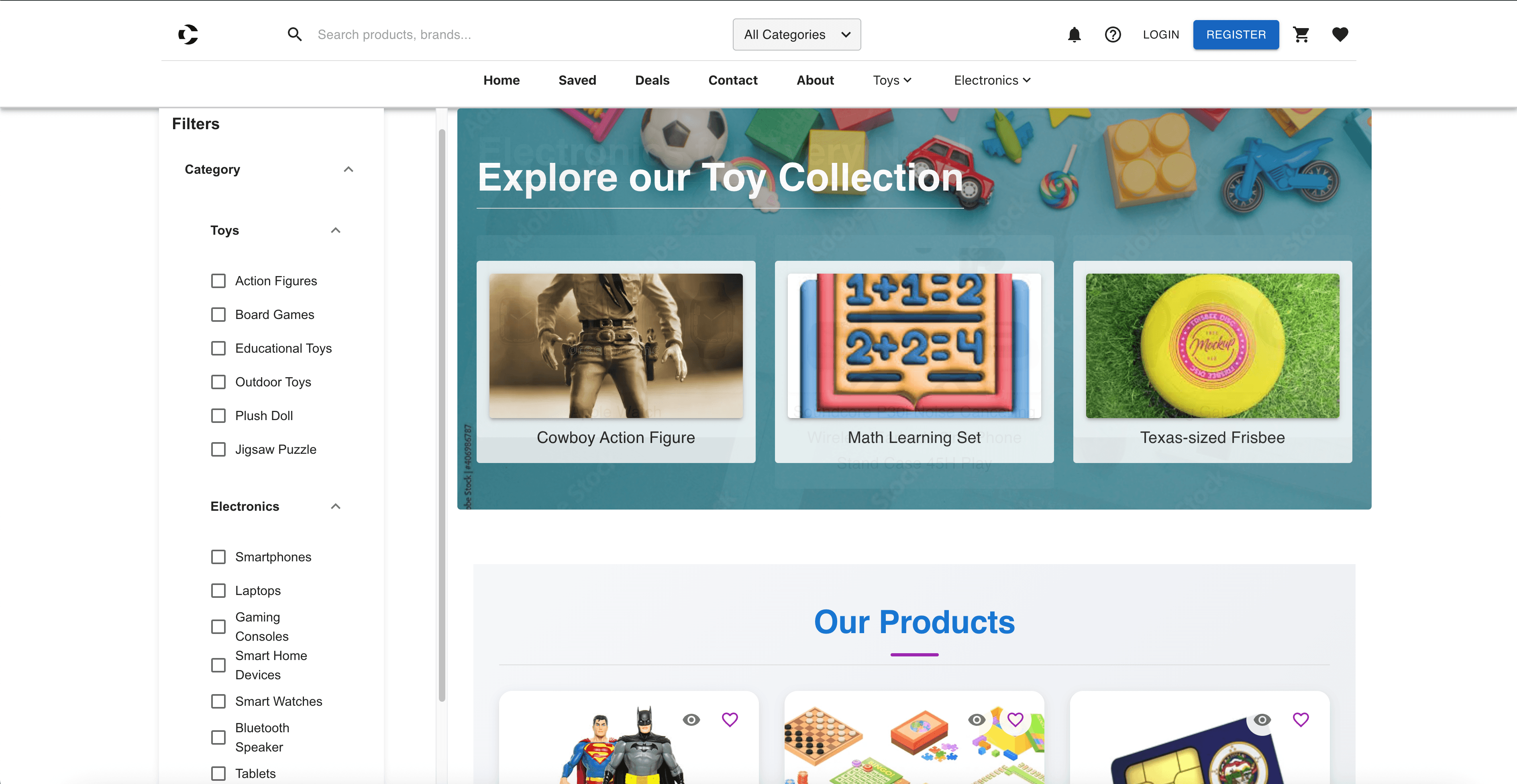 Screenshot of Enterprise E-commerce Platform project